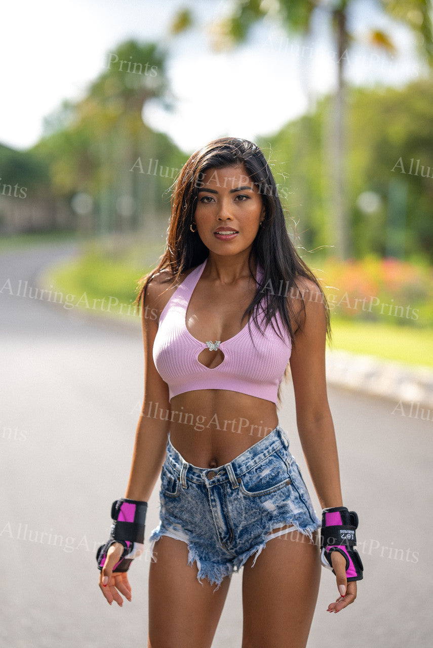 Risque Tita Sahara Asian Model - K893 – AlluringArtPrints