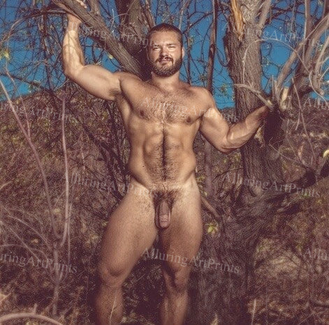 Nude Male Model Muscular - 319A