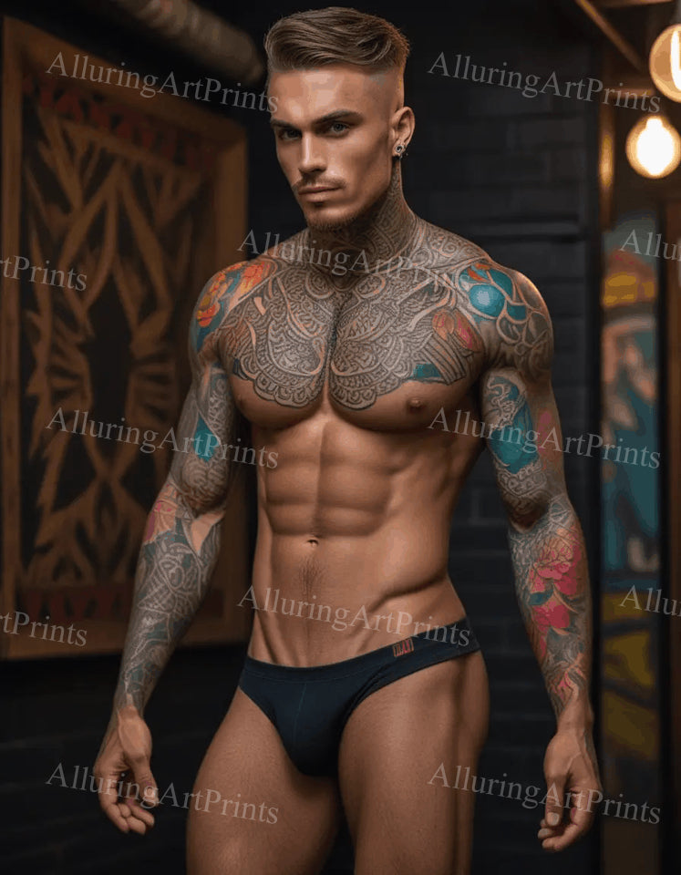 Male Model Muscular - 447A