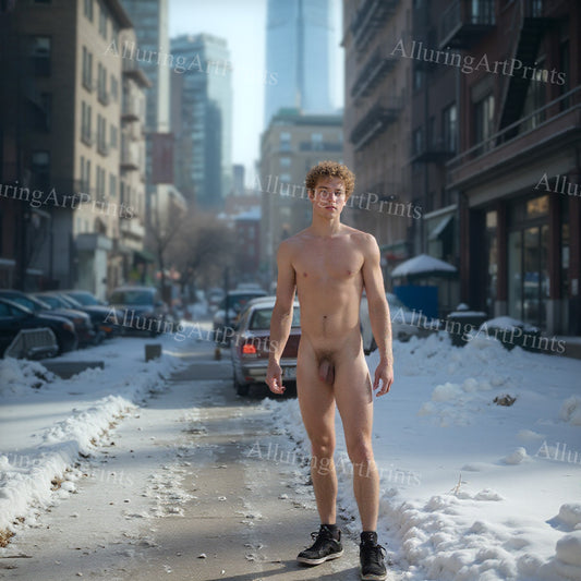 Nude Male Model Muscular - A986