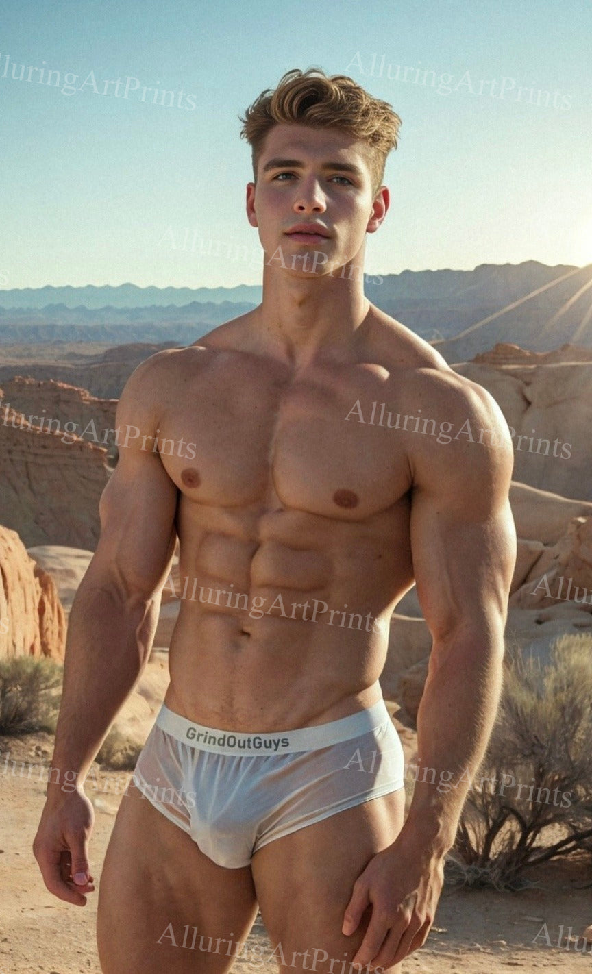 Male Model Muscular - AA117