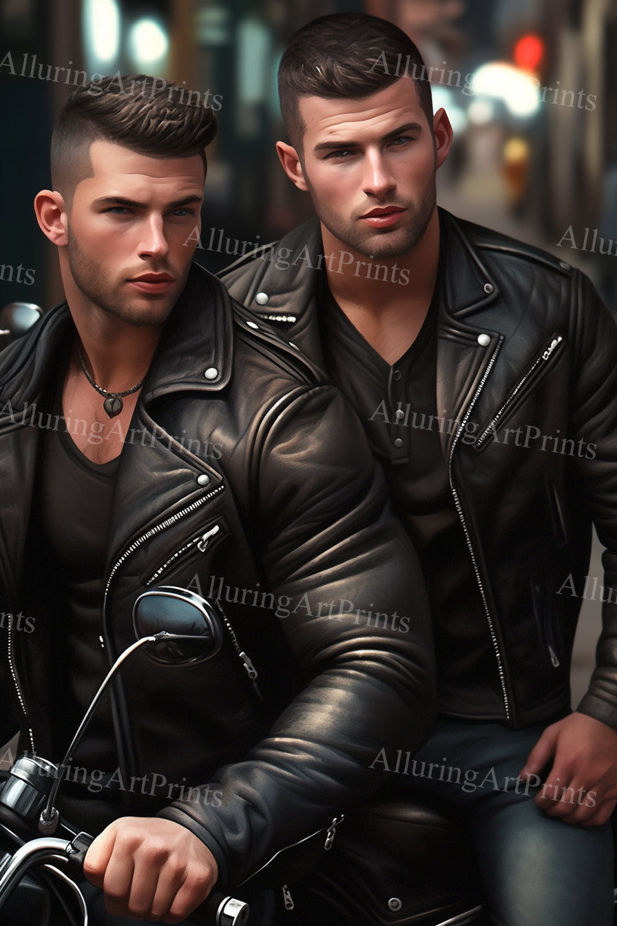 Male Models Muscular Digital Art AI Fantasy - 229B