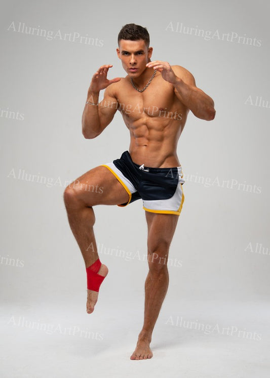 Male Model College Athlete Muscular - 733B