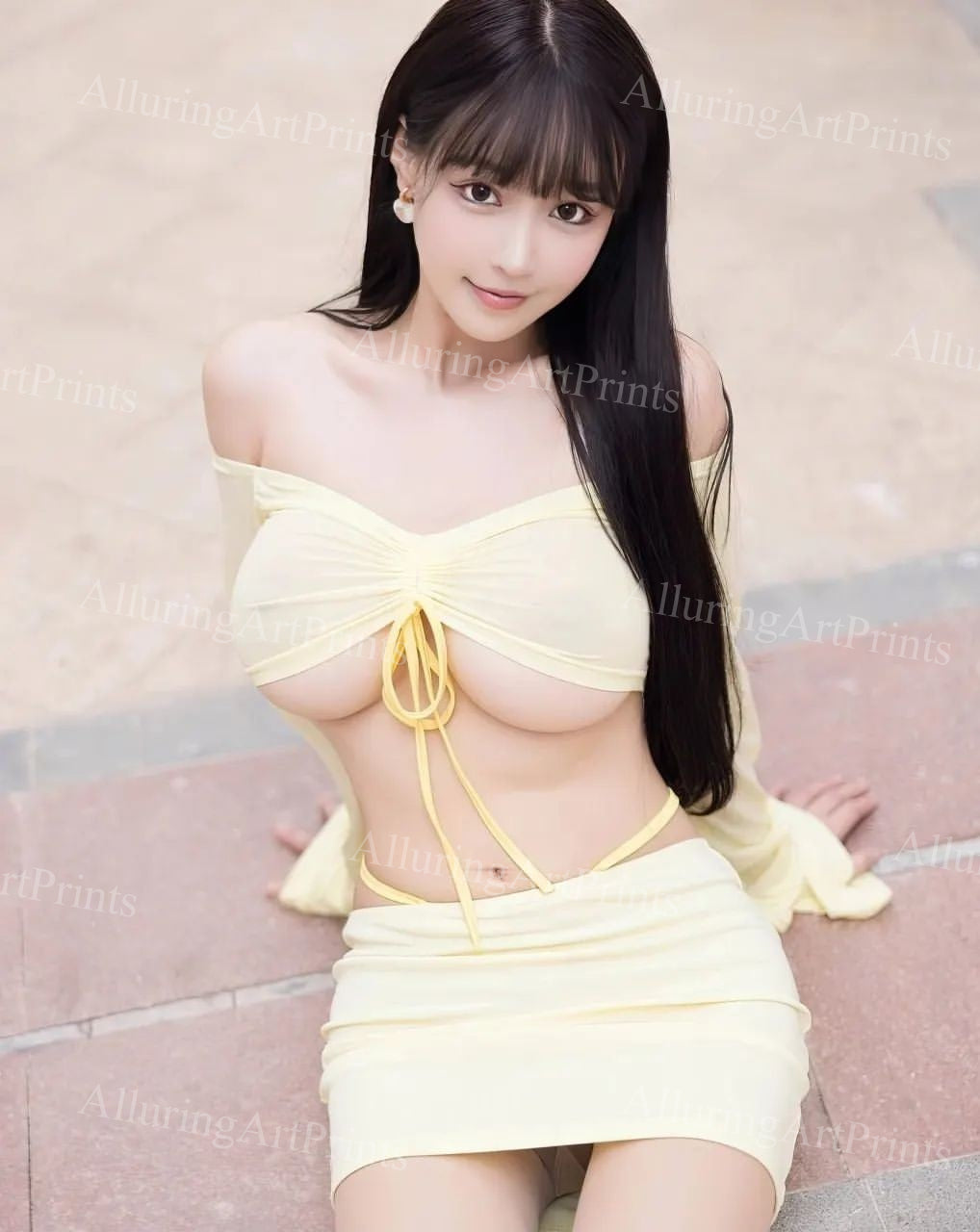 Risque Zhu Keer Asian Model - BB155