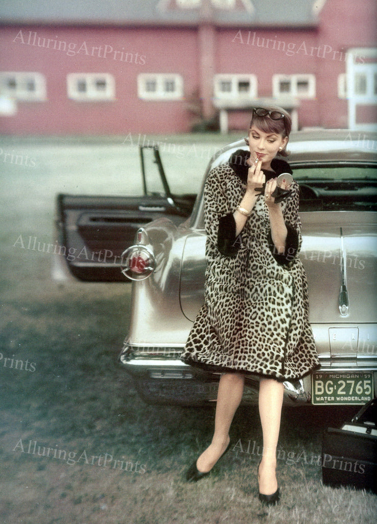 Risque Mary McLaughlin Chrysler Le Baron 1959 Vintage Car Model - Q1038