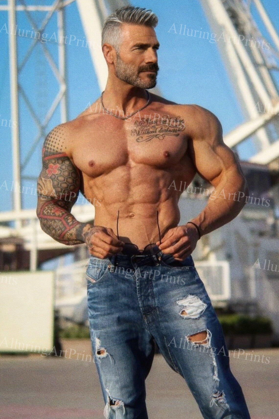 Male Model Muscular - S749