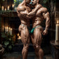 Male Models Muscular Digital Art AI Fantasy - TT767