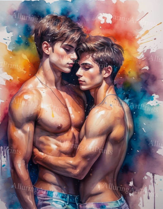 Male Models Muscular Digital Art AI Fantasy - U1073