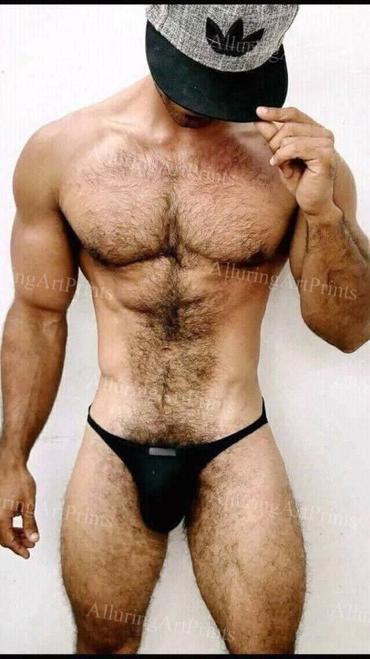 Male Model Hairy Muscular - U1141