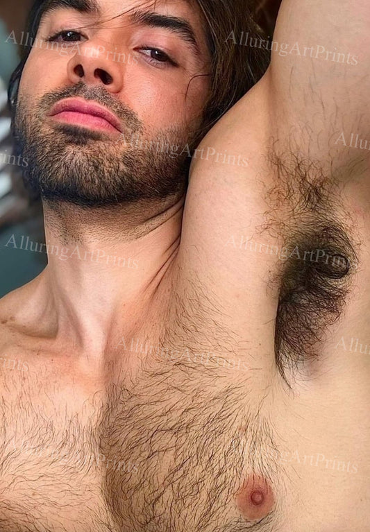 Male Model Hairy Muscular - U1143