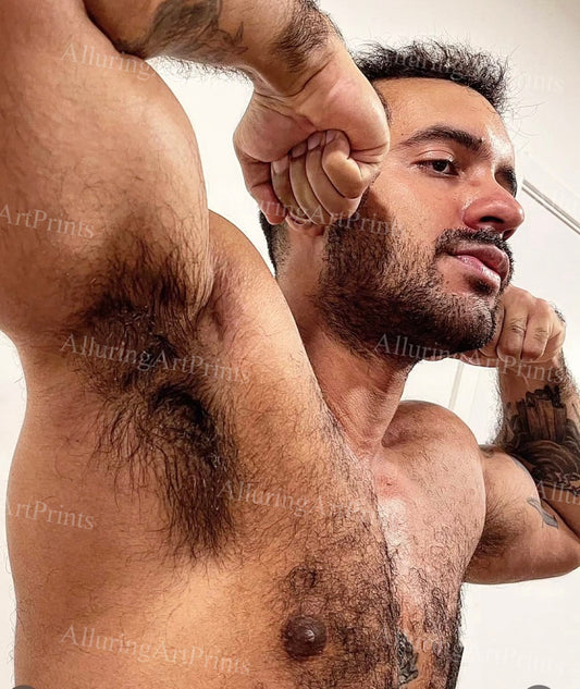 Male Model Hairy Muscular - U1144