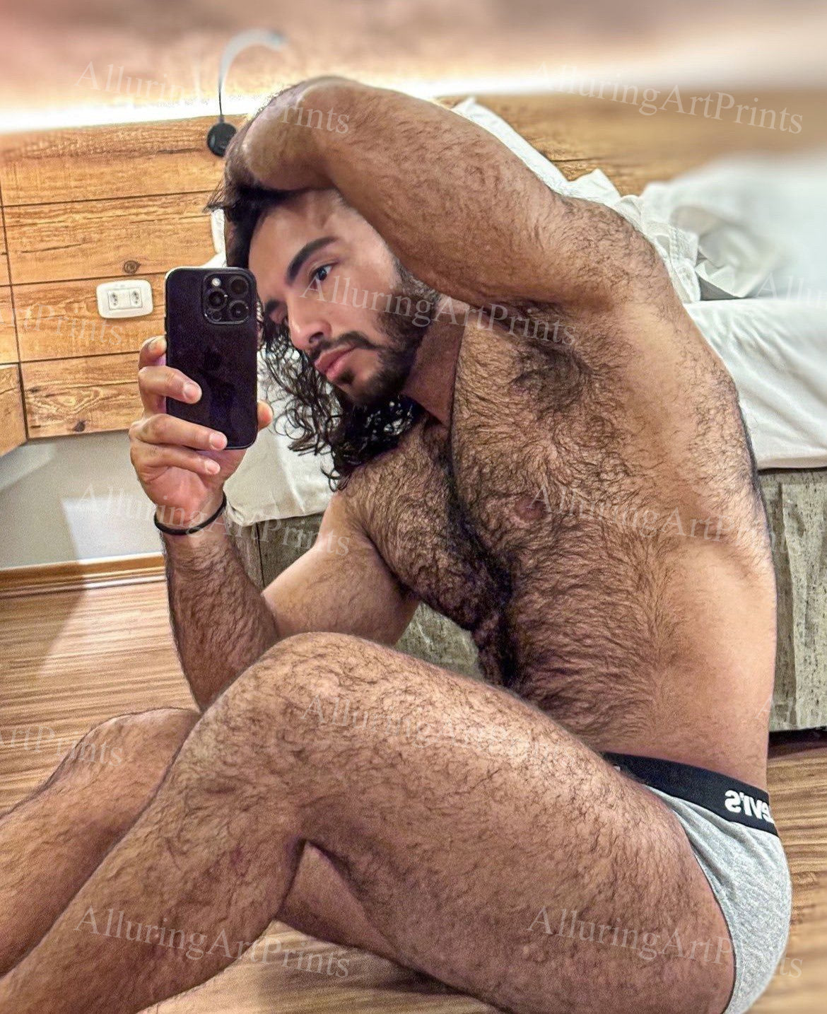 Male Model Hairy Muscular - U1148