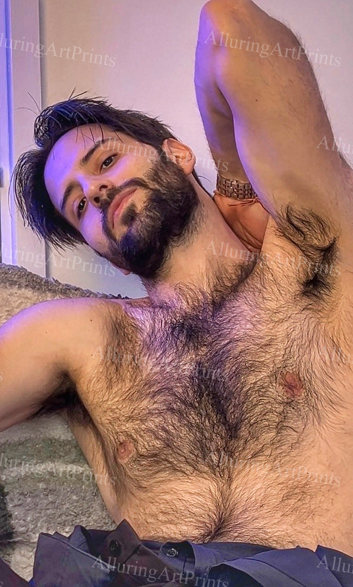 Male Model Hairy Muscular - U1158