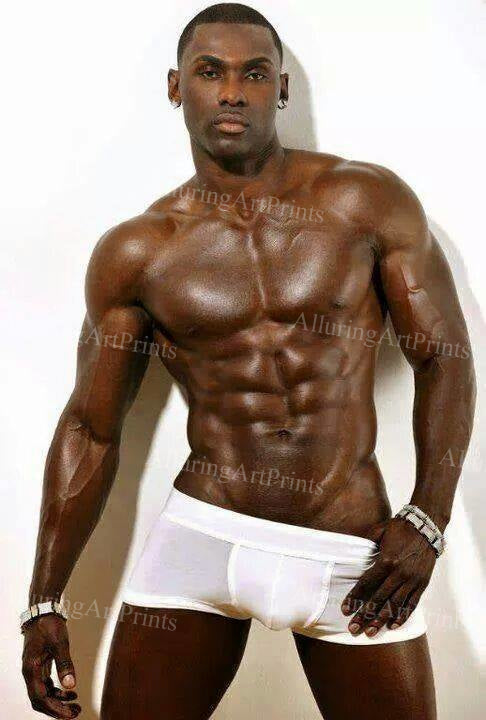 Black Male Model Muscular - U905