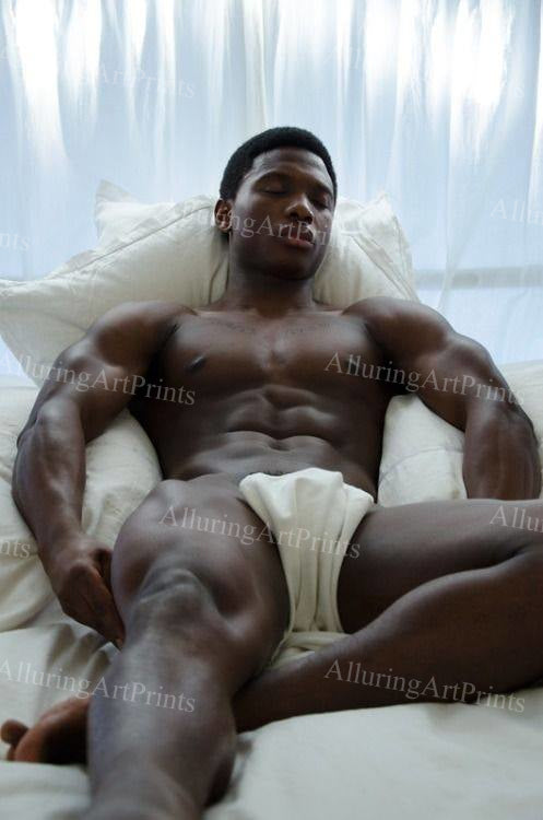 Black Male Model Muscular - U906