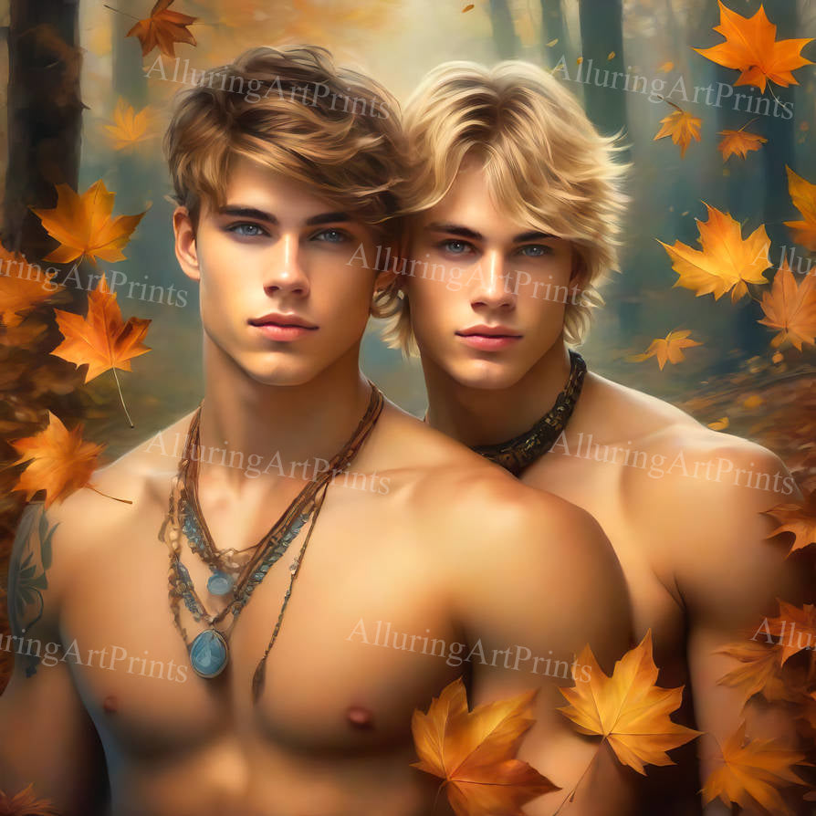 Male Models Muscular Digital Art AI Fantasy - U938