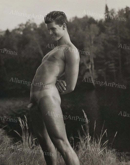 Nude Male Model Muscular Vintage - UU189