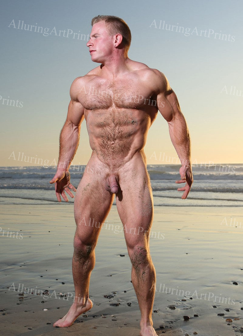 Nude Male Model Muscular - UU394