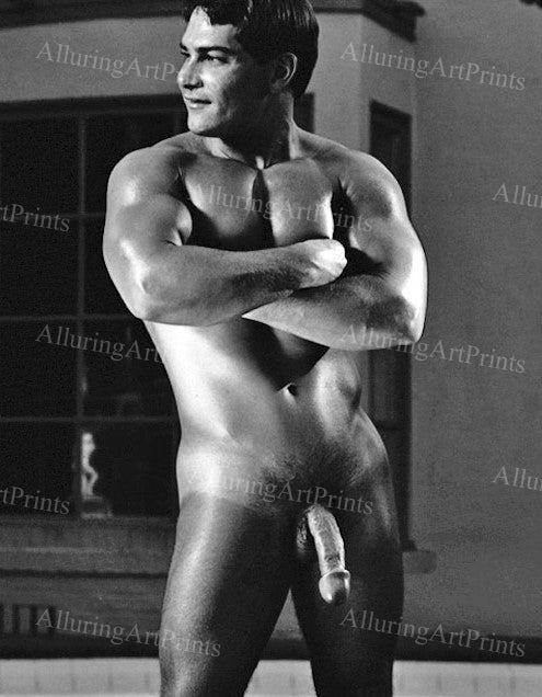 Nude Male Model Muscular Vintage - UU442