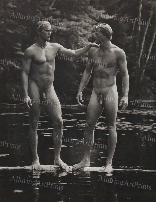 Nude Male Models Muscular Vintage - UU56