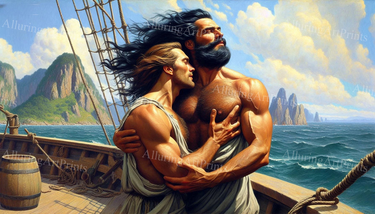 Male Models Muscular Digital Art AI Fantasy - UU588