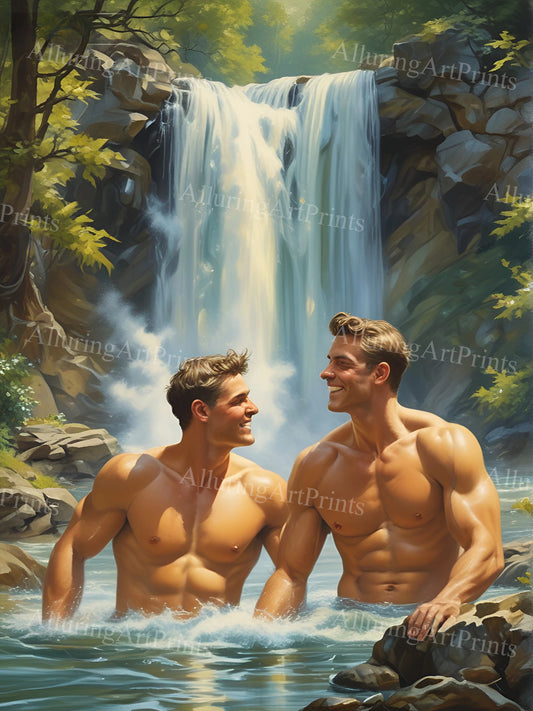 Male Models Muscular Digital Art AI Fantasy - UU608