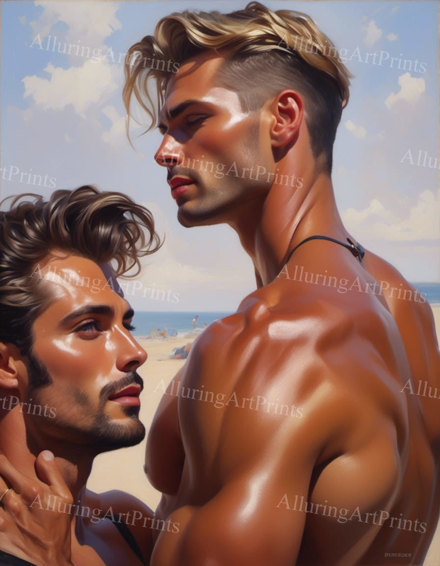 Male Models Muscular Digital Art AI Fantasy - UU634