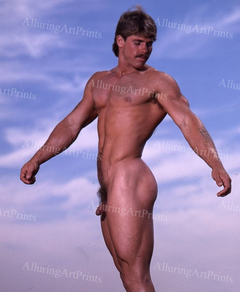 Nude Male Model Muscular Vintage - UU863