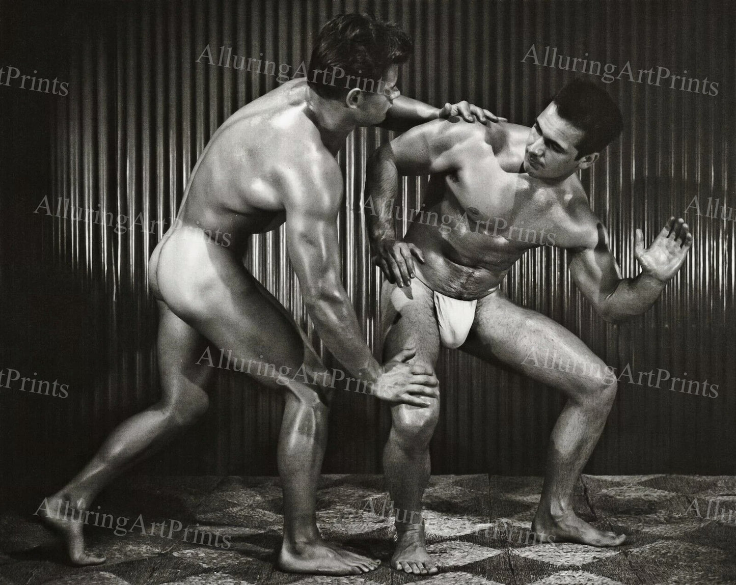 Nude Male Models Muscular Vintage - UU93