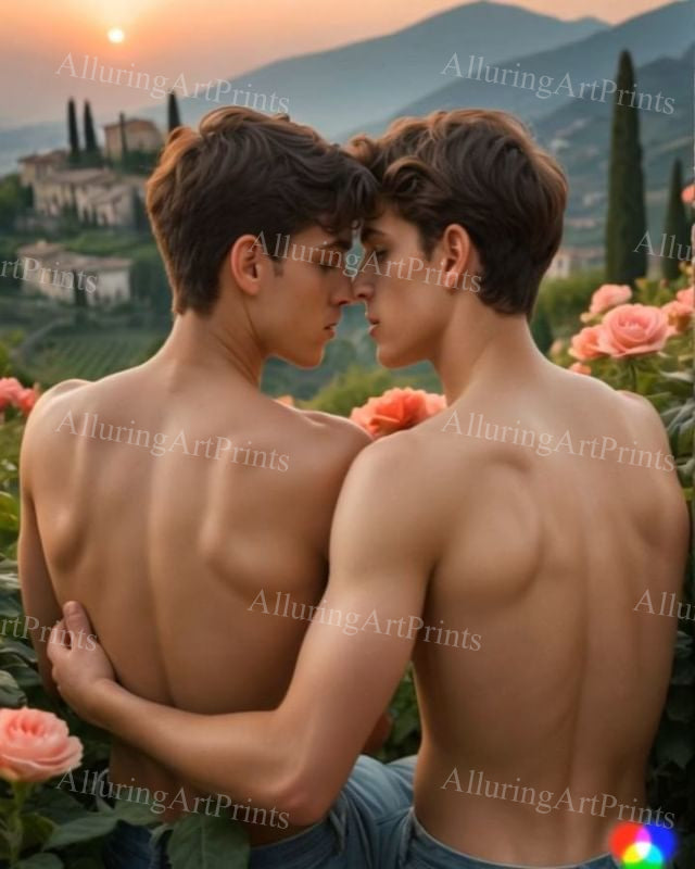 Male Models Slender Digital Art AI Fantasy - XX473