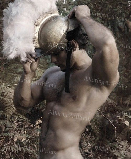 Male Model Muscular Digital Art AI Fantasy - U264