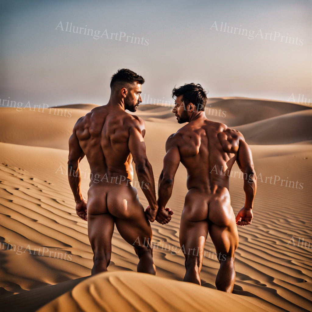 Male Models Muscular Digital Art AI Fantasy - U287