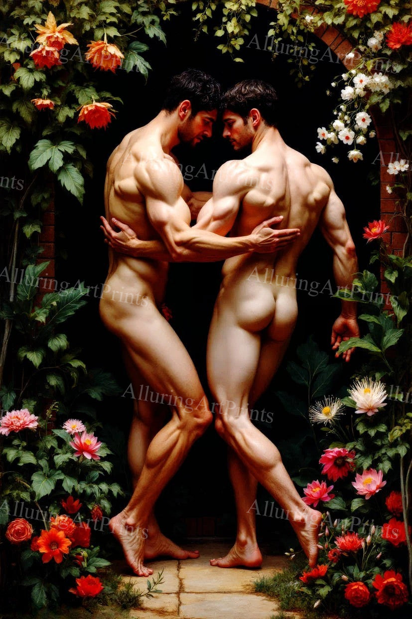 Male Models Muscular Digital Art AI Fantasy - U422