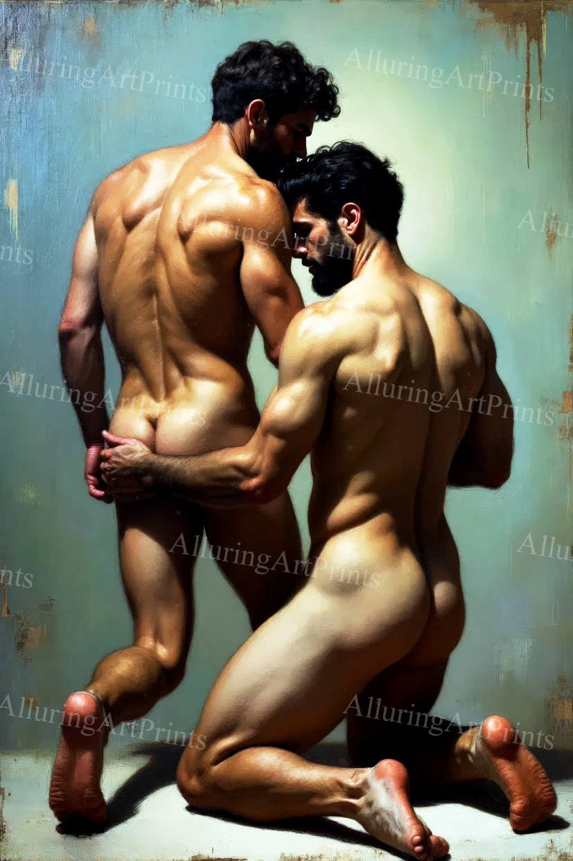 Male Models Muscular Digital Art AI Fantasy - U424