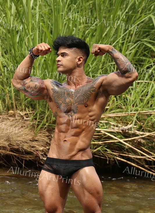 Alex Demarco Male Model Muscular - N137