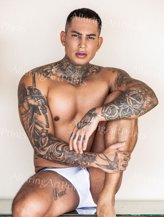 Nude Mauro Valiente Male Model Slender - N281