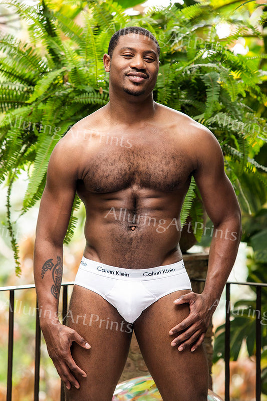 Adonis Couverture Male Black Model Slender - N444