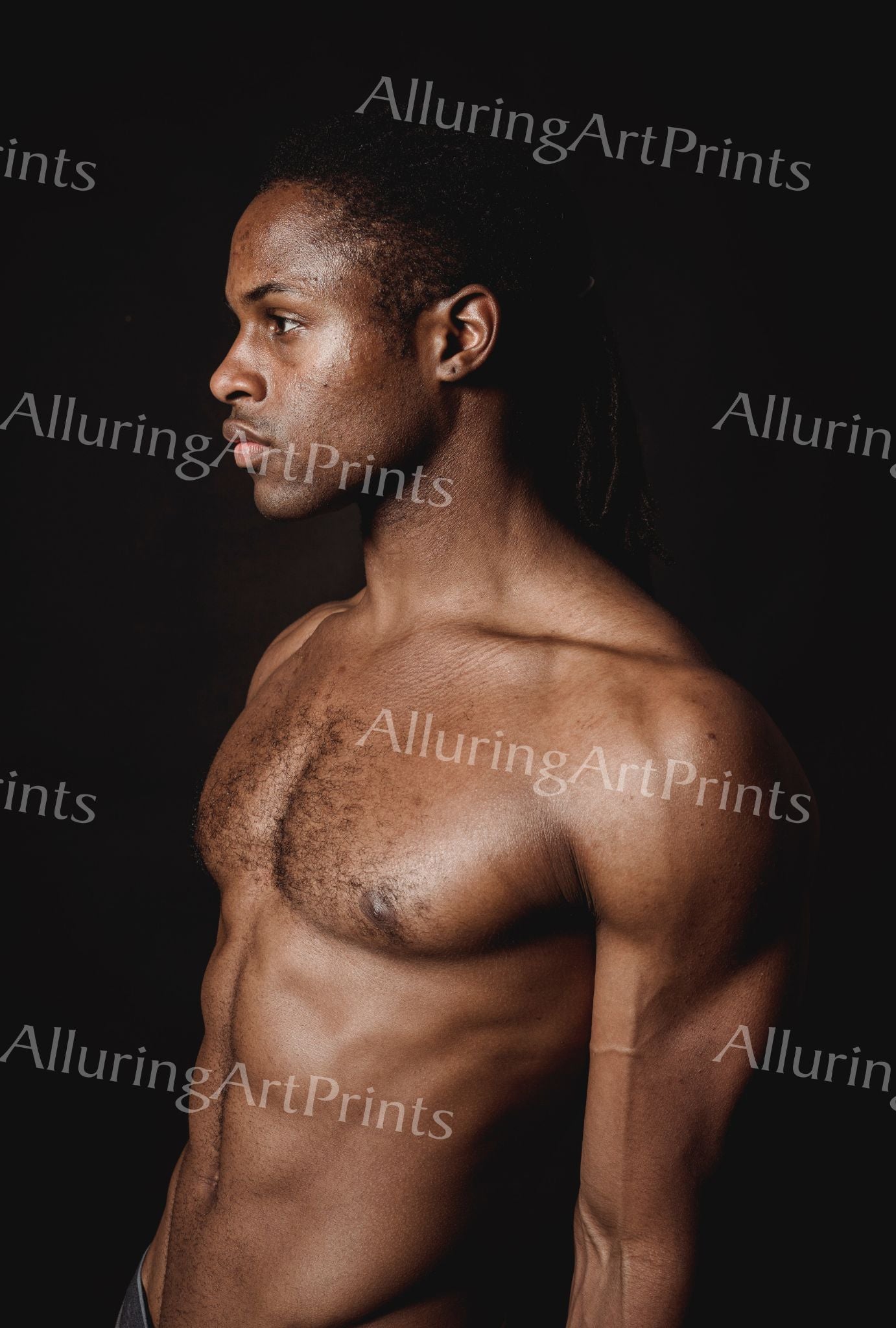 Black Male Model Slender - M166